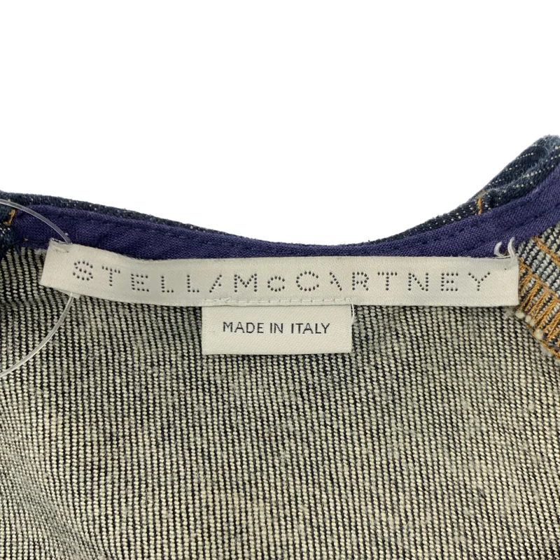 STELLA McCARTNEY / ステラマッカートニー | ビッグフリル バックジップ デニム ワンピース |