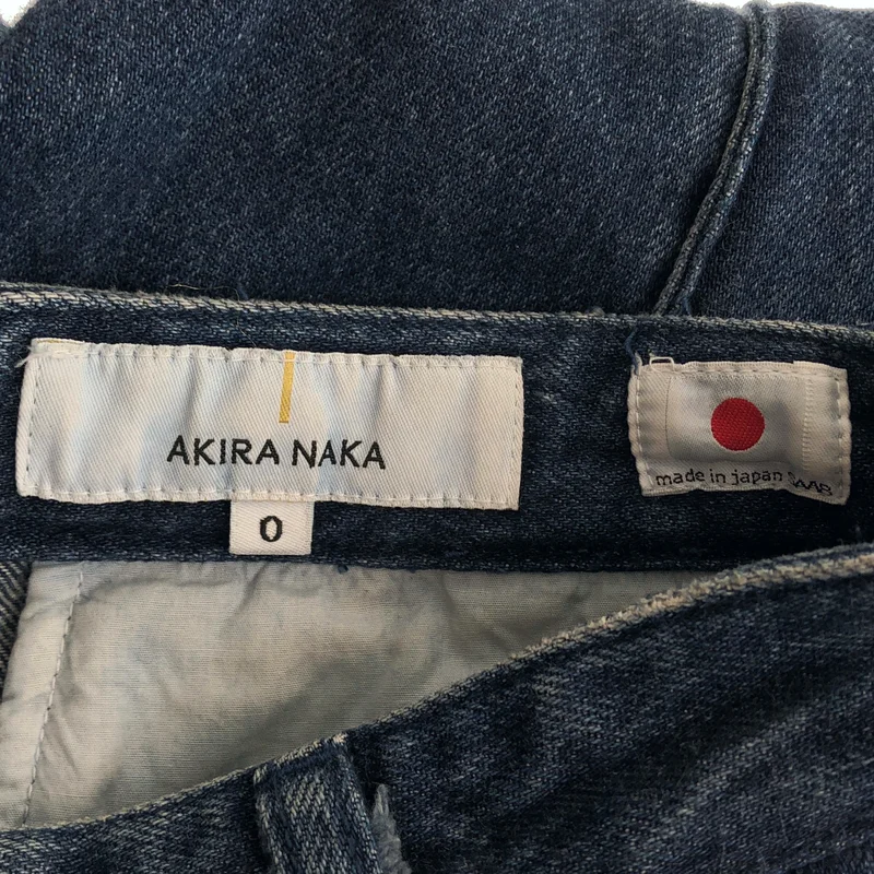 AKIRANAKA / アキラナカ | ダメージ加工 ワイドデニムパンツ | 0 | レディース