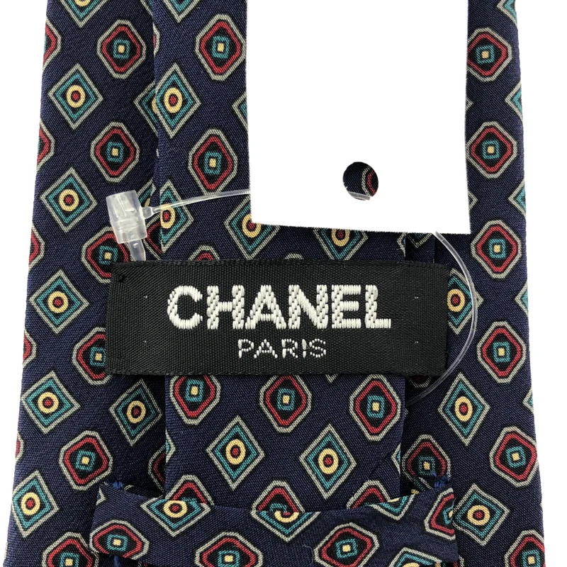 CHANEL / シャネル | シルク 総柄 ココマーク スーツ ネクタイ |