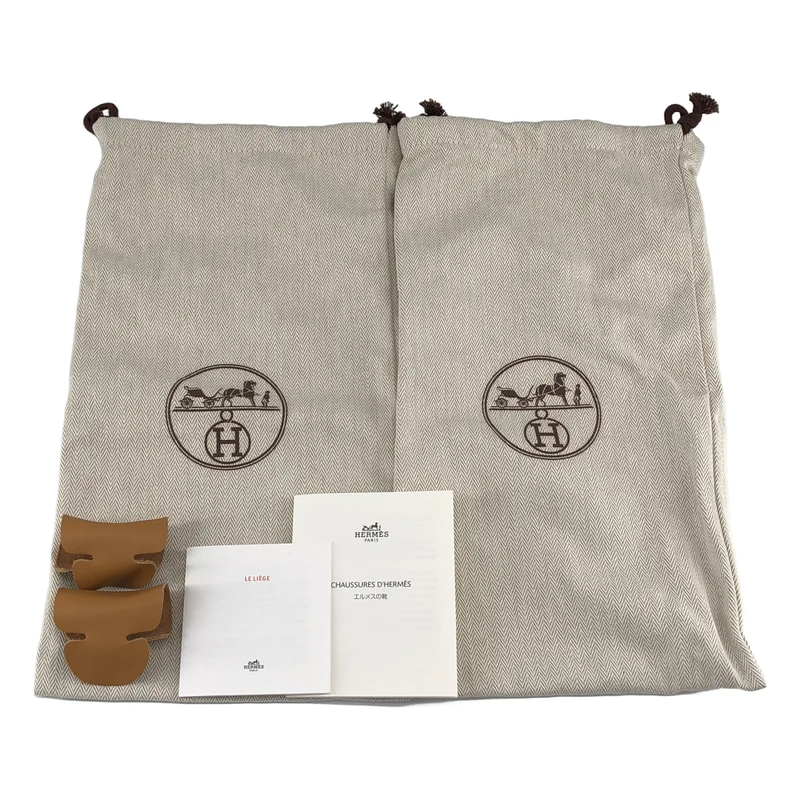 HERMES / エルメス | ムートン レザー ケリーバックル モカシン BR2421012 | 36 | レディース