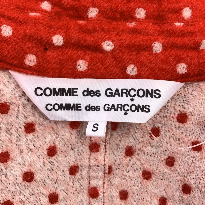 COMME des GARCONS COMME des GARCONS / コムコム | 2007AW | ウール 縮絨 変形 ドット シングルジャケット | S | レディース