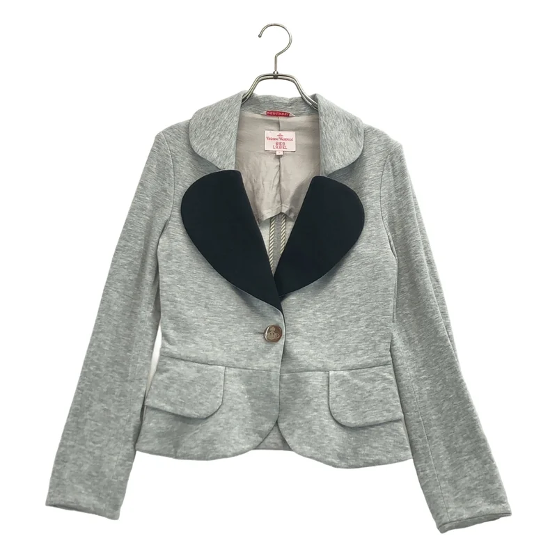 VIVIENNE WESTWOOD RED LABEL / ヴィヴィアンウエストウッドレッドレーベル | コットン スウェット ラブジャケット | 2 | レディース