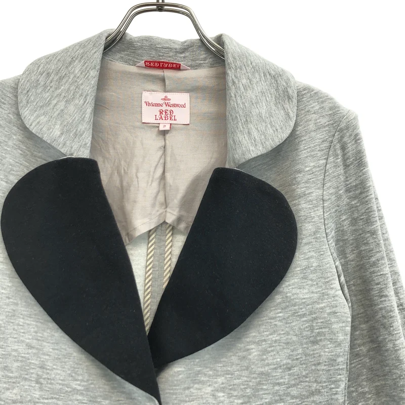 VIVIENNE WESTWOOD RED LABEL / ヴィヴィアンウエストウッドレッドレーベル | コットン スウェット ラブジャケット | 2 | レディース