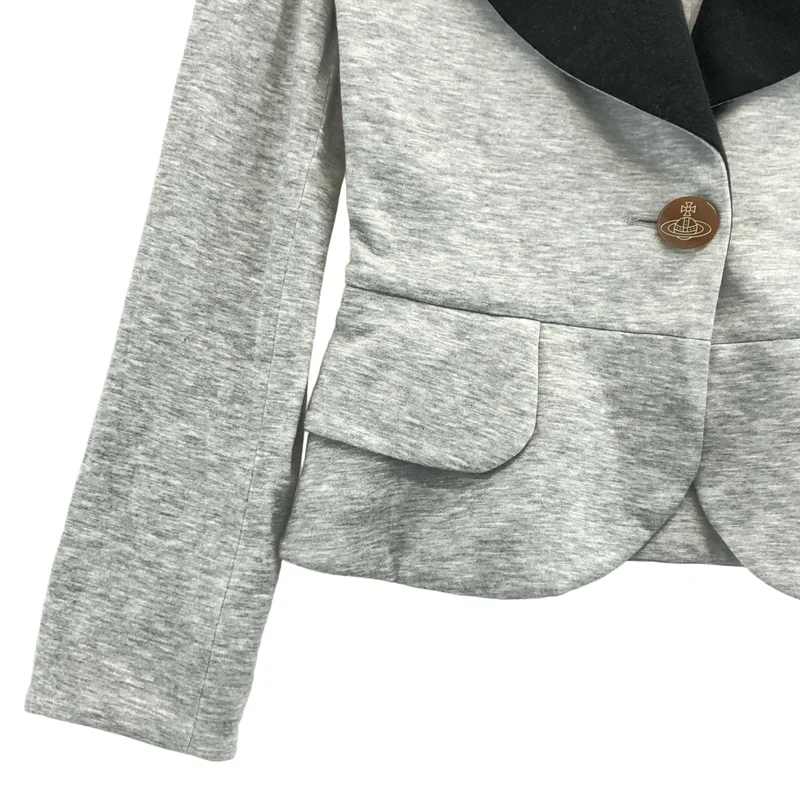 VIVIENNE WESTWOOD RED LABEL / ヴィヴィアンウエストウッドレッドレーベル | コットン スウェット ラブジャケット | 2 | レディース