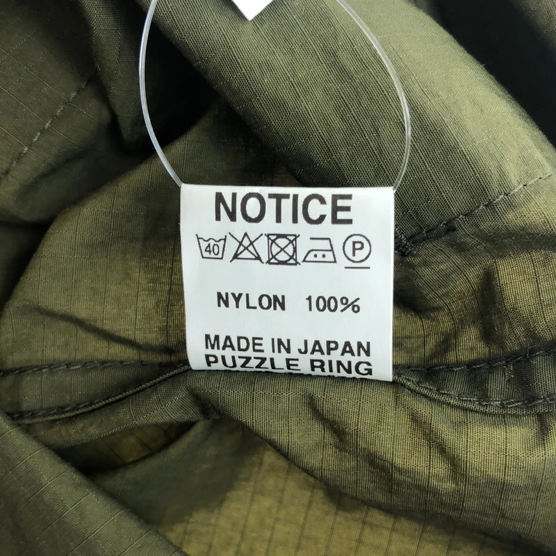 SASSAFRAS / ササフラス | Digs Crew Half 1/2 Nylon Ripstop シャツ SF-211801 | L | メンズ