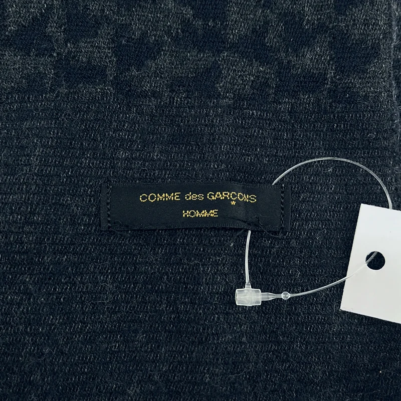 COMME des GARCONS HOMME / コムデギャルソンオム | 総柄 フリンジ ストール |