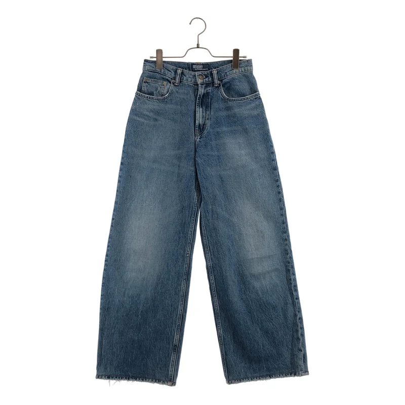POLO BY RALPH LAUREN / ポロバイラルフローレン | RELAXED WIDE LEG ワイド デニムパンツ | 24 | レディース