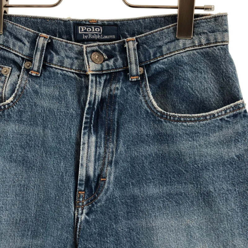 POLO BY RALPH LAUREN / ポロバイラルフローレン | RELAXED WIDE LEG ワイド デニムパンツ | 24 | レディース
