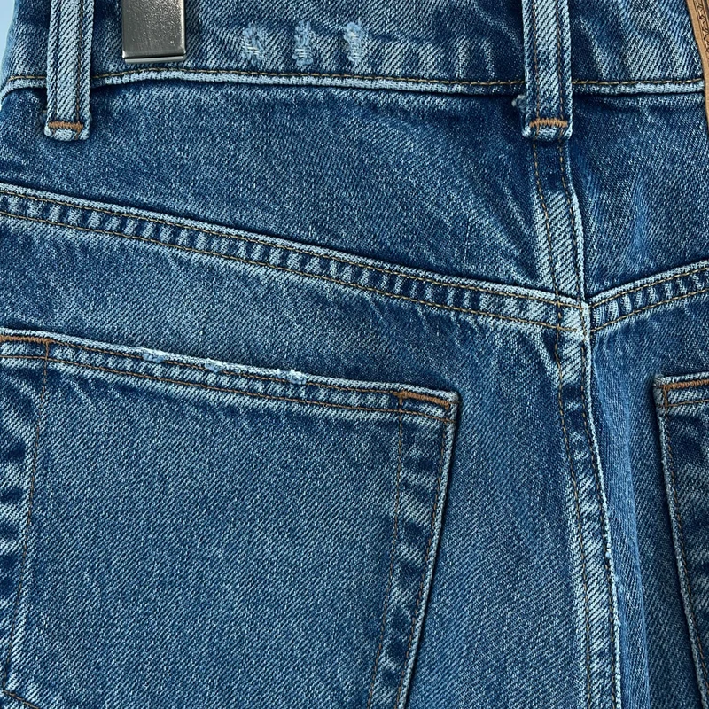 POLO BY RALPH LAUREN / ポロバイラルフローレン | RELAXED WIDE LEG ワイド デニムパンツ | 24 | レディース