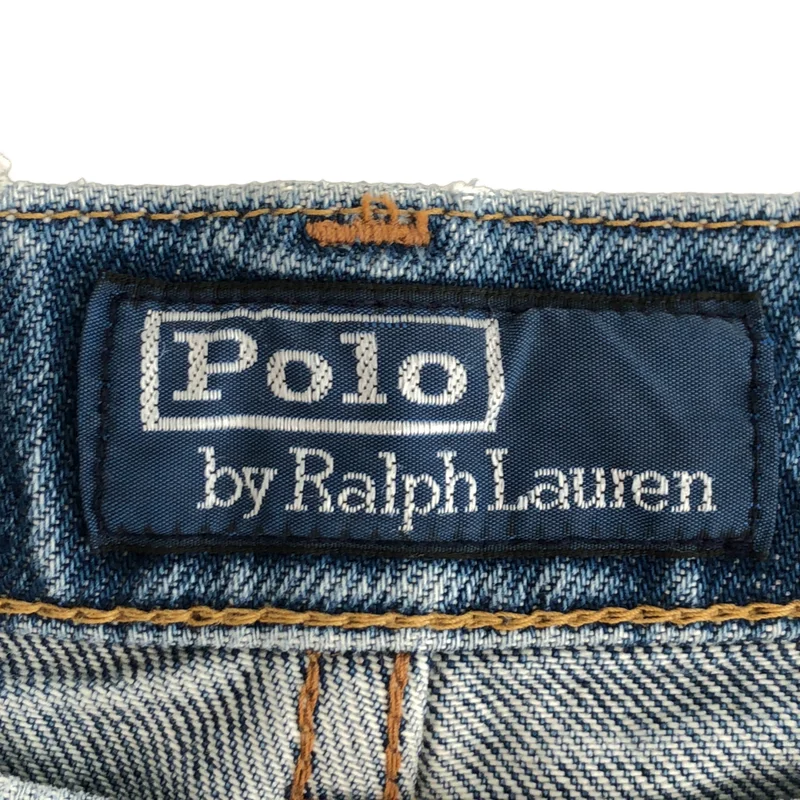 POLO BY RALPH LAUREN / ポロバイラルフローレン | RELAXED WIDE LEG ワイド デニムパンツ | 24 | レディース
