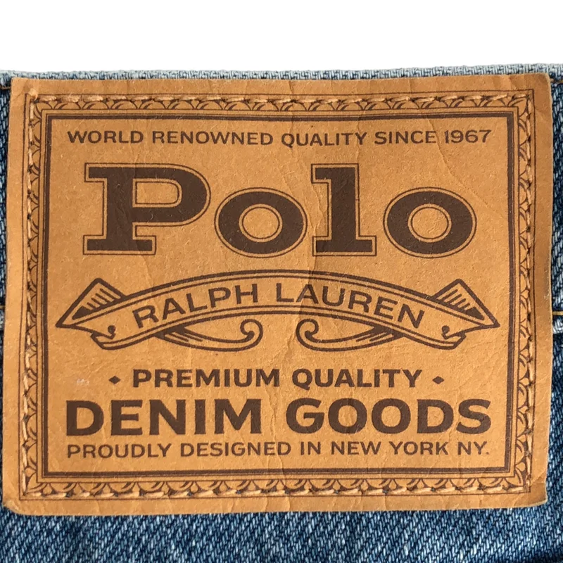 POLO BY RALPH LAUREN / ポロバイラルフローレン | RELAXED WIDE LEG ワイド デニムパンツ | 24 | レディース
