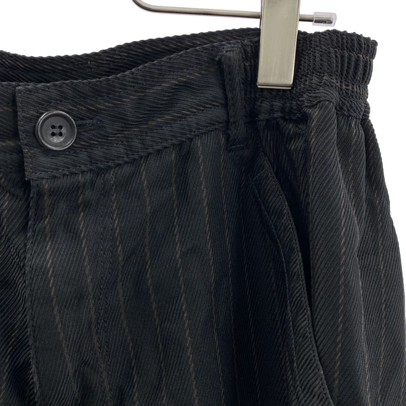 COMME des GARCONS HOMME DEUX / コムデギャルソンオムドゥ | 2023SS | ポリエステル縮絨 ストライプ テーパードパンツ | M | メンズ