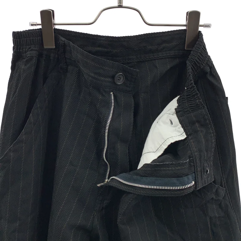 COMME des GARCONS HOMME DEUX / コムデギャルソンオムドゥ | 2023SS | ポリエステル縮絨 ストライプ テーパードパンツ | M | メンズ