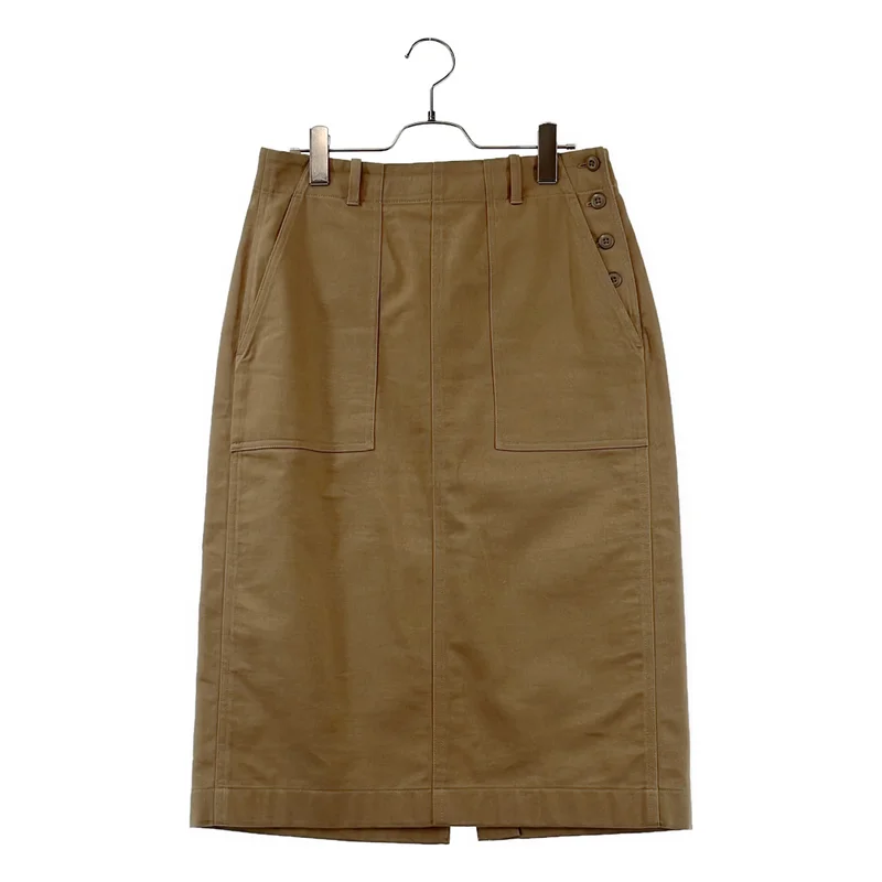 POLO RALPH LAUREN / ポロラルフローレン | コットン ミリタリーデザイン スカート | 6 | レディース