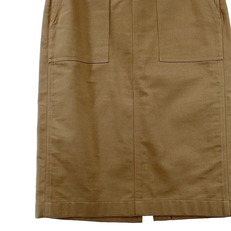POLO RALPH LAUREN / ポロラルフローレン | コットン ミリタリーデザイン スカート | 6 | レディース