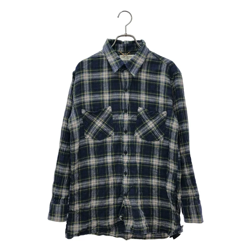 SAINT LAURENT PARIS / サンローランパリ | 2015年製 | エディ期 コットン チェックシャツ | M | レディース