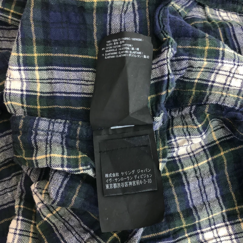 SAINT LAURENT PARIS / サンローランパリ | 2015年製 | エディ期 コットン チェックシャツ | M | レディース