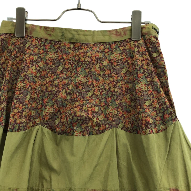tricot COMME des GARCONS / トリココムデギャルソン | 2000AW | フラワープリント 切替 スカート | M | レディース