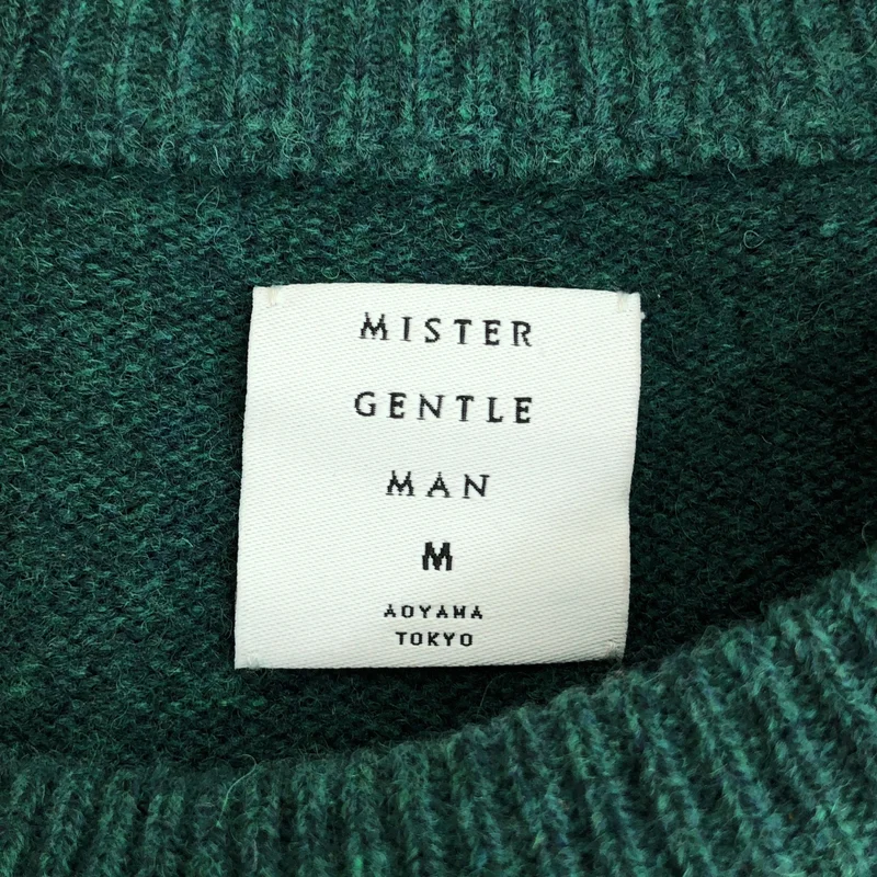 Mr.GENTLEMAN / ミスタージェントルマン | ウールクルーネックニット MG-KN01 | M | メンズ