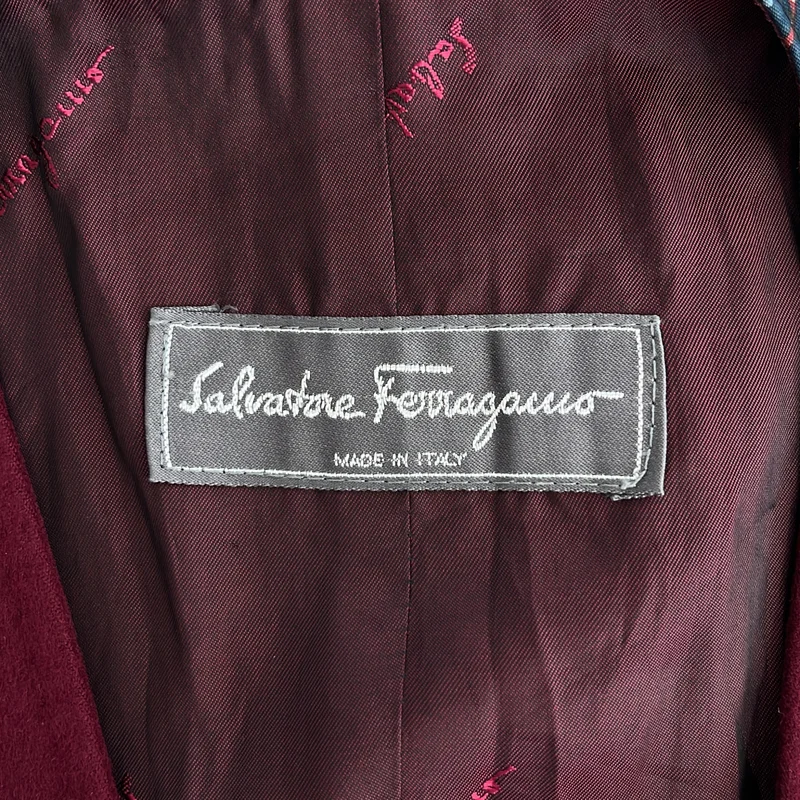 Salvatore Ferragamo / サルヴァトーレフェラガモ | ジレ ベスト / ロゴ総裏地 | 48 | メンズ