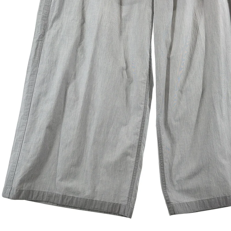 MEYAME / メヤメ | 2025SS | PIN STRIPE SIDE LINE WIDE PANTS ストライプ ワイドパンツ | 0 | レディース
