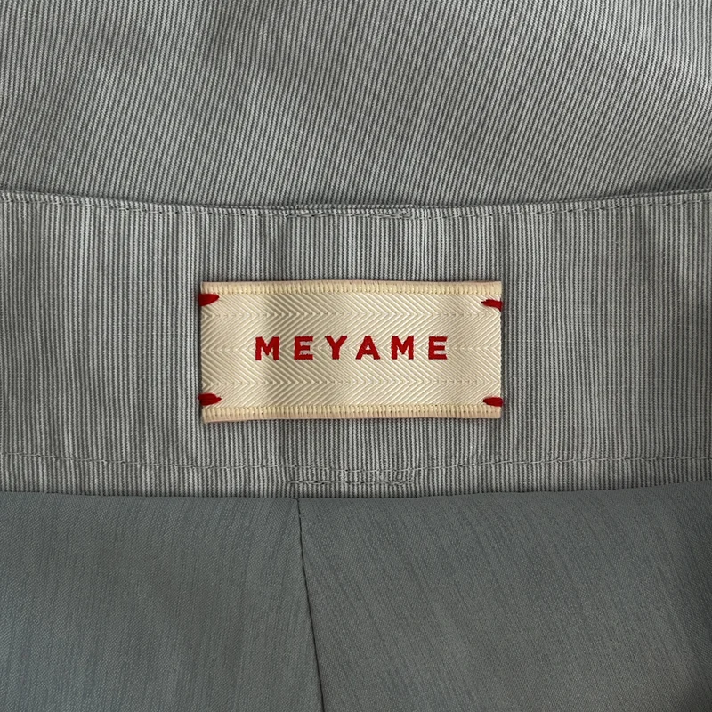MEYAME / メヤメ | 2025SS | PIN STRIPE SIDE LINE WIDE PANTS ストライプ ワイドパンツ | 0 | レディース
