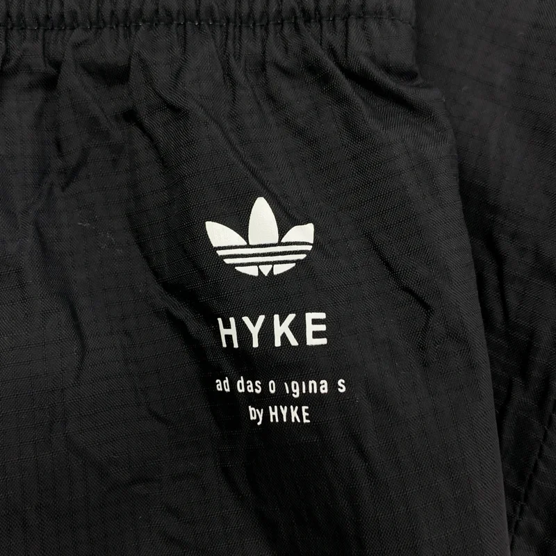 HYKE / ハイク | × adidas / アディダス ロゴ アジャスター ワイド ショートパンツ ショーツ | M | レディース