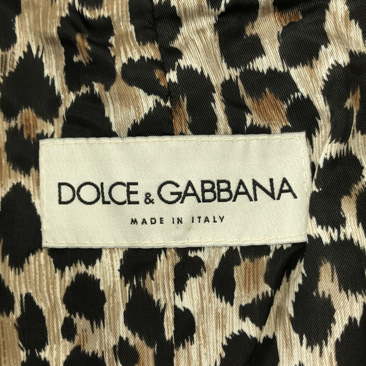 DOLCE＆GABBANA / ドルチェ＆ガッバーナドルガバ | レザー ロゴボタン
