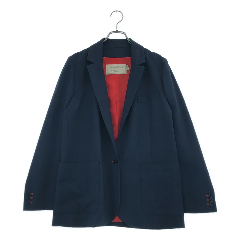 MAISON KITSUNE / メゾンキツネ | ウール混 1B テーラードジャケット | 36 | レディース