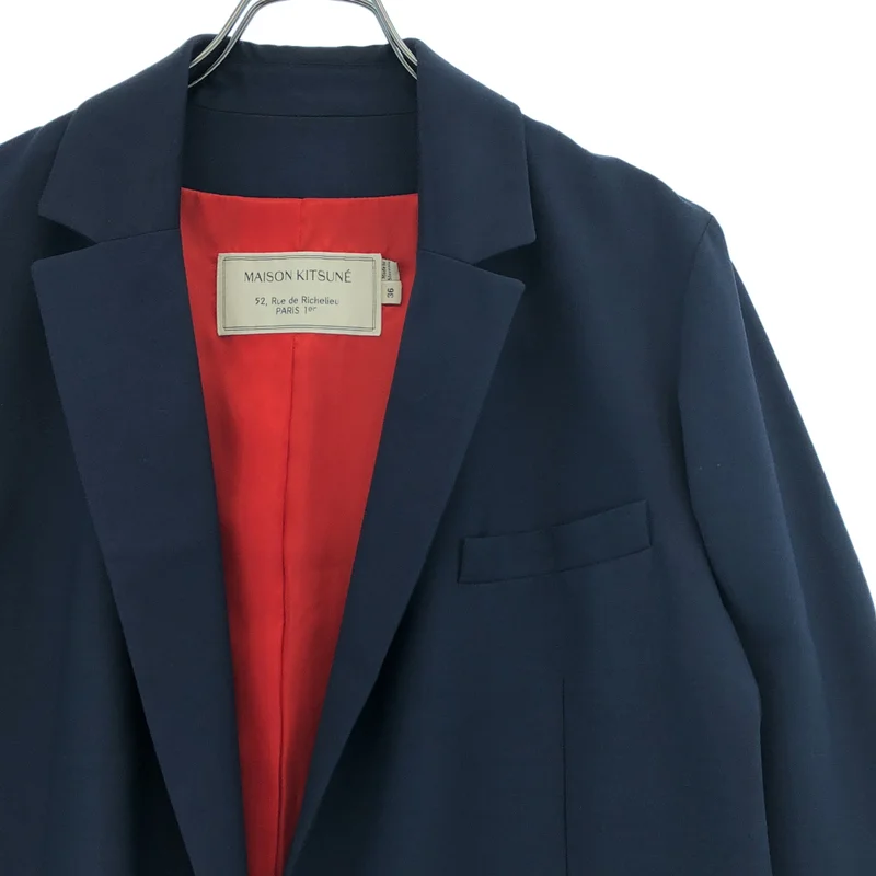 MAISON KITSUNE / メゾンキツネ | ウール混 1B テーラードジャケット | 36 | レディース