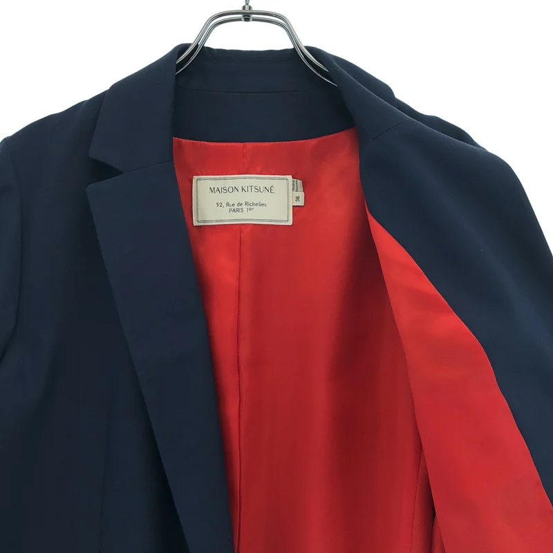 MAISON KITSUNE / メゾンキツネ | ウール混 1B テーラードジャケット | 36 | レディース