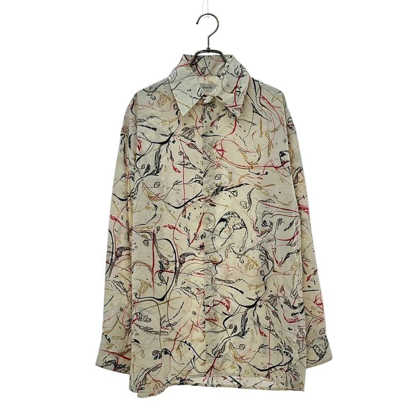LEMAIRE / ルメール | シルク プリント シャツ_長袖 SH323 LF858 | XS | メンズ