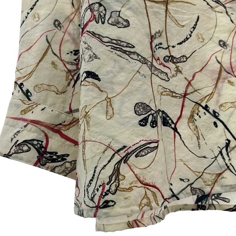 LEMAIRE / ルメール | シルク プリント シャツ_長袖 SH323 LF858 | XS | メンズ