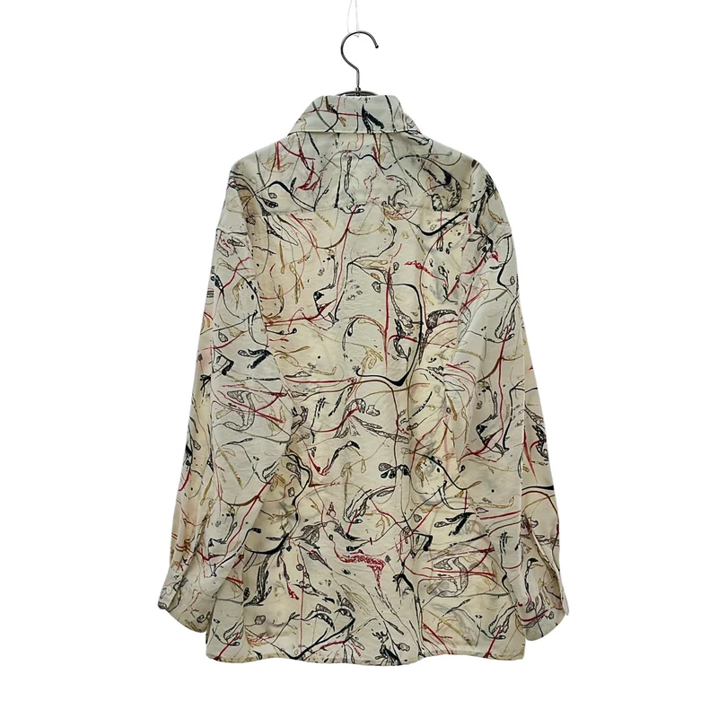 LEMAIRE / ルメール | シルク プリント シャツ_長袖 SH323 LF858 | XS | メンズ