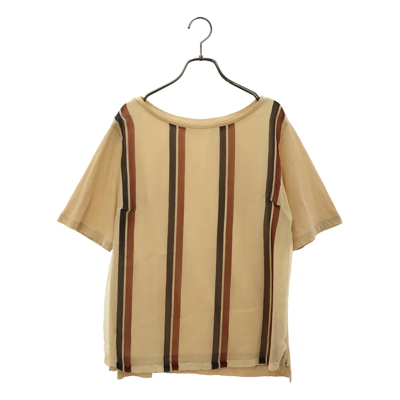 DRIES VAN NOTEN / ドリスヴァンノッテン | ストライプ クルーネック カットソー |