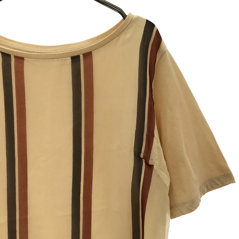 DRIES VAN NOTEN / ドリスヴァンノッテン | ストライプ クルーネック カットソー |
