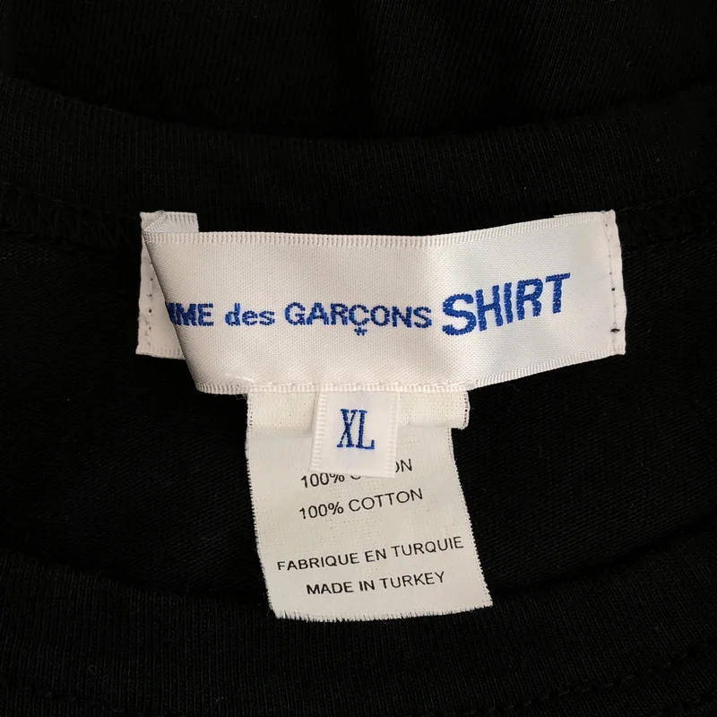 COMME des GARCONS SHIRT / コムデギャルソンシャツ | ベルトドッキング Tシャツ | XL | メンズ