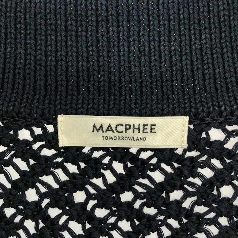 Tomorrowland MACPHEE / トゥモローランドマカフィー | 2025SS | メッシュコットン スキッパープルオーバー | S | レディース