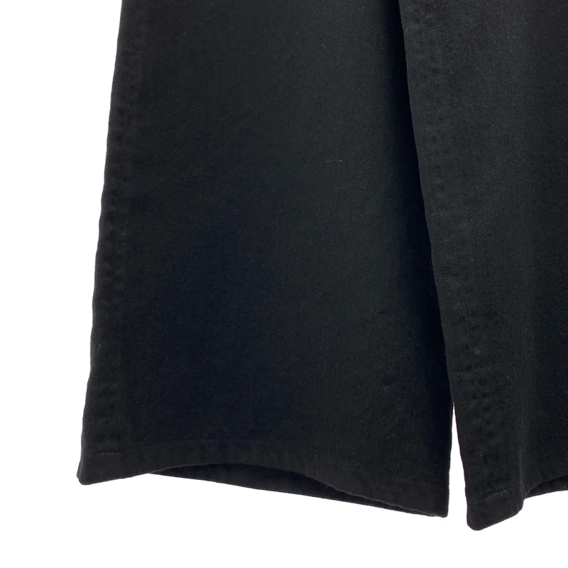 MM6 Maison Margiela / エムエムシックスメゾンマルジェラ | 2022AW | ウール ワンポイントロゴ ウエストゴム ワイドパンツ | 40 | レディース