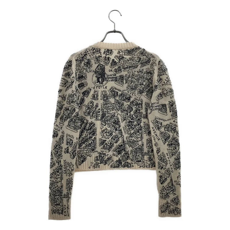 Christian Dior / クリスチャンディオール | プラン ドゥ パリ カシミヤ ジャガード ニット | 34 | レディース