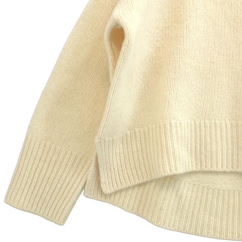 BEIGE， / ベイジ | ウール カシミヤ スキッパーニット | 4 | レディース