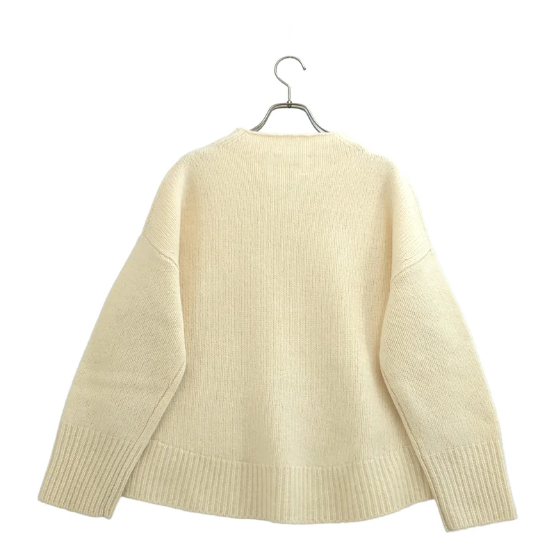 BEIGE， / ベイジ | ウール カシミヤ スキッパーニット | 4 | レディース