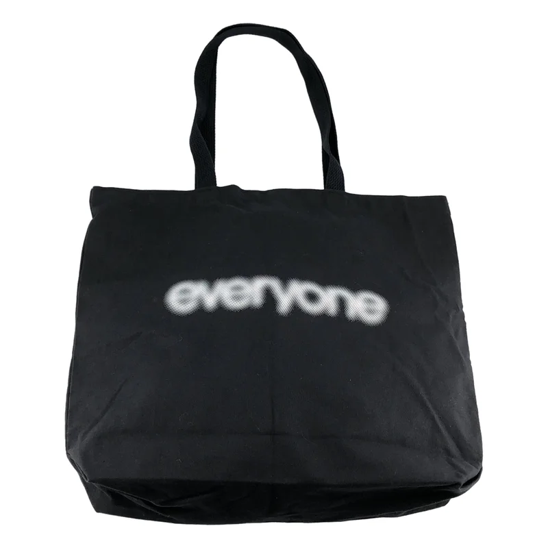 everyone / エブリワン | ぼかしロゴ キャンバストートバッグ | F | メンズ