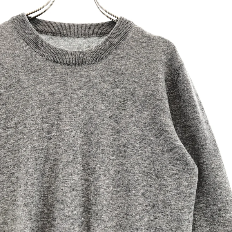 Maison Margiela / メゾンマルジェラ | Mロゴ エンブロイダード ウール ニット | 1 | レディース