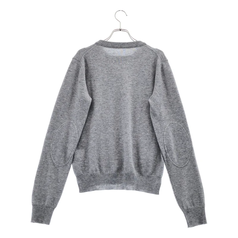 Maison Margiela / メゾンマルジェラ | Mロゴ エンブロイダード ウール ニット | 1 | レディース