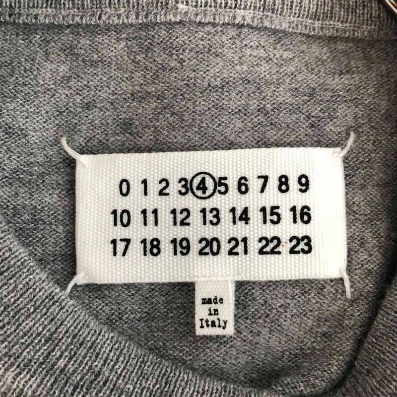 Maison Margiela / メゾンマルジェラ | Mロゴ エンブロイダード ウール ニット | 1 | レディース