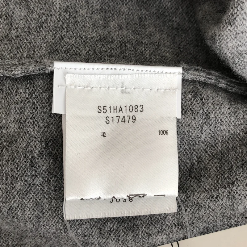 Maison Margiela / メゾンマルジェラ | Mロゴ エンブロイダード ウール ニット | 1 | レディース