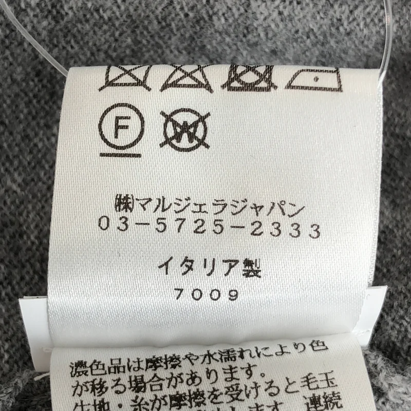 Maison Margiela / メゾンマルジェラ | Mロゴ エンブロイダード ウール ニット | 1 | レディース