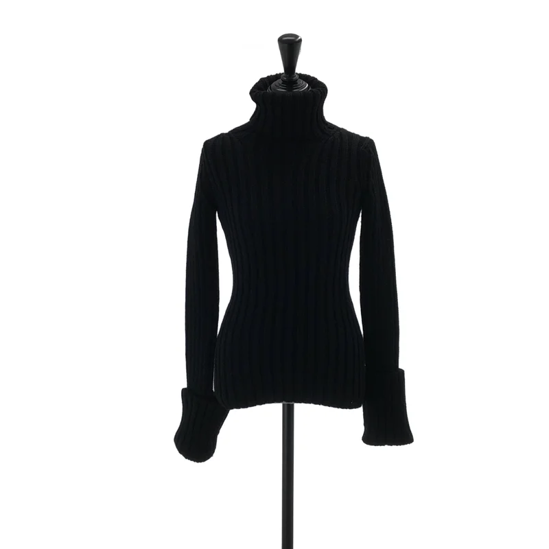 Yohji Yamamoto FEMME / ヨウジヤマモトファム | 2000AW | ウール タートルネックニット | 3 | レディース