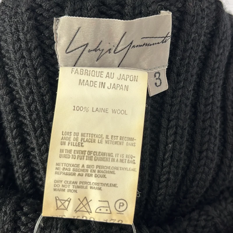 Yohji Yamamoto FEMME / ヨウジヤマモトファム | 2000AW | ウール タートルネックニット | 3 | レディース